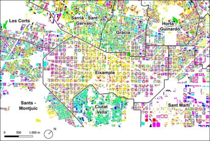 Un mapa revela qué viviendas de Barcelona sufren más con el calor extremo